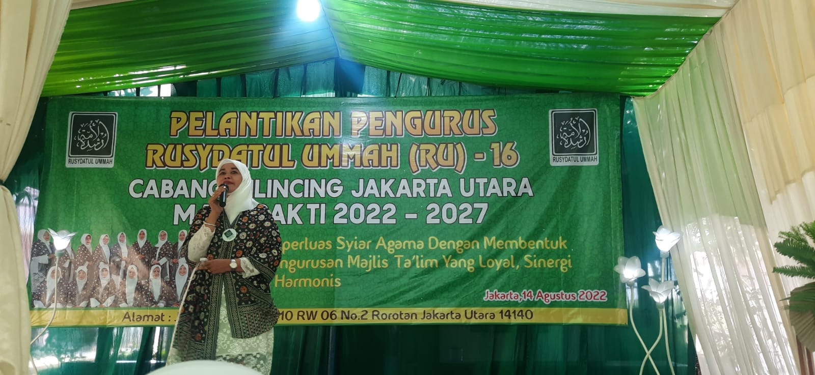 Pelantikan PC Rusydatul Ummah 16 Cilincing